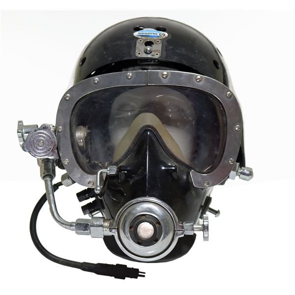 General Aquadyne DM-5 Dive Mask With Helmet Shell Circa 1970