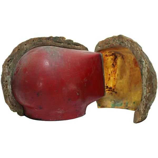 David Clark Style Fiberglass Diving Helmet In Original Mold