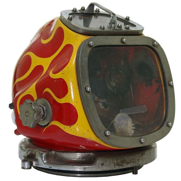 Early Bob Ratcliffe Dual Port Rat Hat Diving Helmet