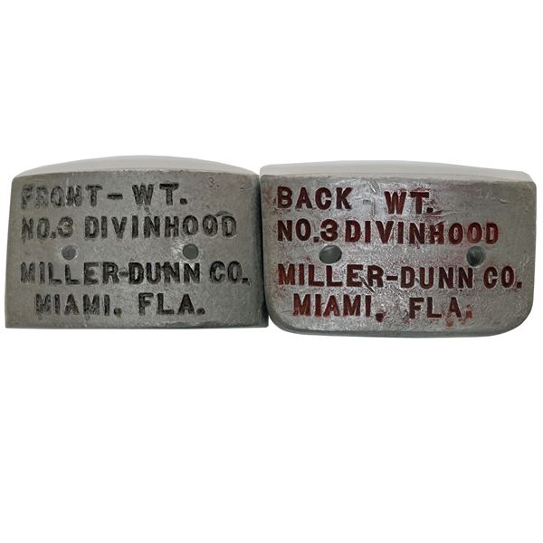 Miller Dunn #3 Divinhood Helmet Aluminum Weights
