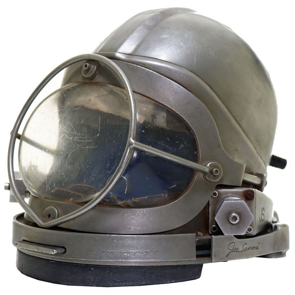 Stainless Steel Joe Savoie Serial #49 Diving Helmet