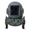 Image 1 : Uniquely Modified Square Front Diving Helmet by Kirby
