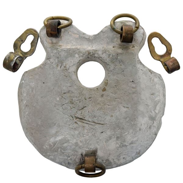 Antique Diving Helmet Horseshoe Style Weight - Aluminum