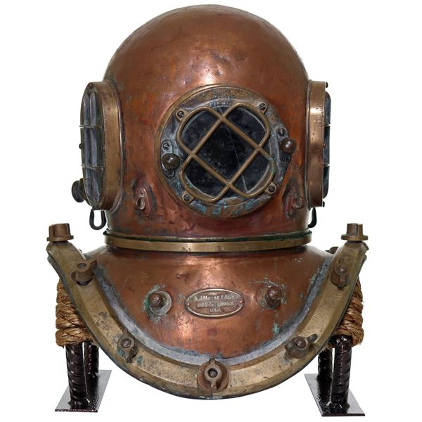 A.J. Morse & Son Circa 1908 Antique Diving Helmet