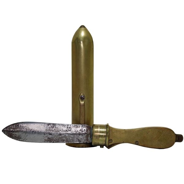 Rare AJ Morse & Son Mechanical Trigger Lock Dive Knife