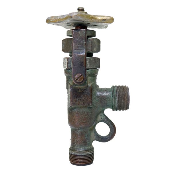 WW2 Schrader Air Control Valve With US Navy Inspection Stamp