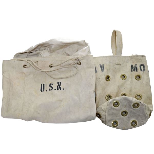 US Navy Canvas Divers Parts Bag & Duffle Bag