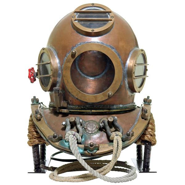 Chinese / Korean Bo On Company Antique Diving Helmet