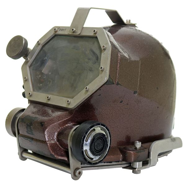 Rare Early Leszek Gorski Diving Helmet Serial #005