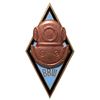 Image 1 : Original Soviet Navy Diving Helmet Pin Badge