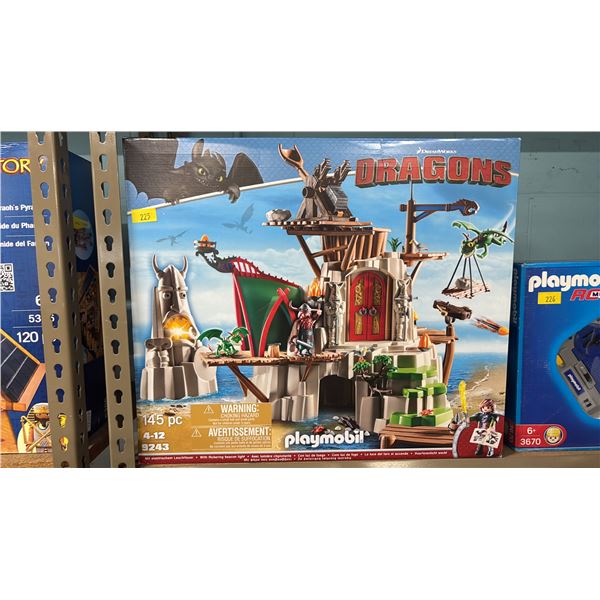 PLAYMOBIL DREAMWORKS DRAGONS #9243 145PC BUILDING TOY