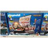 Image 1 : PLAYMOBIL HISTORY ROMAN WARRIORS' SHIP #5390 86PC BUILDING TOY