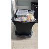 Image 1 : TOTE OF ASSORTED PLAYMOBIL BUILDING TOYS & ACCESSORIES