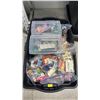 Image 2 : TOTE OF ASSORTED PLAYMOBIL BUILDING TOYS & ACCESSORIES