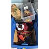 Image 3 : TOTE OF ASSORTED PLAYMOBIL BUILDING TOYS & ACCESSORIES
