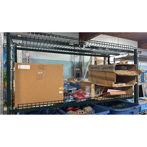 SHELF OF ASSORTED PLAYMOBIL TOYS & ACCESSORIES