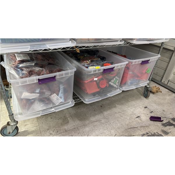 SHELF OF ASSORTED PLAYMOBIL TOYS & ACCESSORIES