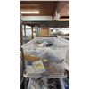 Image 1 : TOTE OF ASSORTED PLAYMOBIL BUILDING TOYS & ACCESSORIES