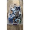 Image 2 : TOTE OF ASSORTED PLAYMOBIL BUILDING TOYS & ACCESSORIES