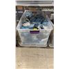Image 1 : TOTE OF ASSORTED PLAYMOBIL BUILDING TOYS & ACCESSORIES