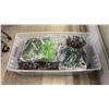 Image 2 : TOTE OF ASSORTED PLAYMOBIL BUILDING TOYS & ACCESSORIES