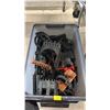 Image 2 : SMALL TOTE OF ASSORTED PLAYMOBIL TOYS & ACCESSORIES