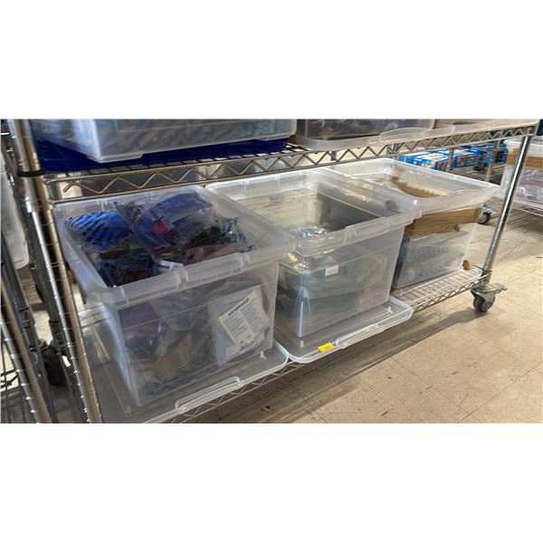 SHELF OF ASSORTED PLAYMOBIL TOYS & ACCESSORIES