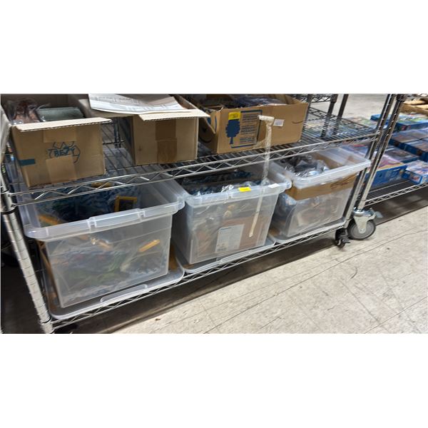 SHELF OF ASSORTED PLAYMOBIL TOYS & ACCESSORIES