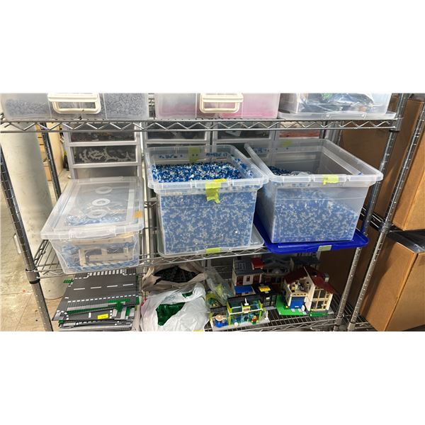 SHELF OF ASSORTED PLAYMOBIL ACCESSORIES