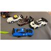 Image 5 : ASSORTED ASSEMBLED LEGO VEHICLE TOYS