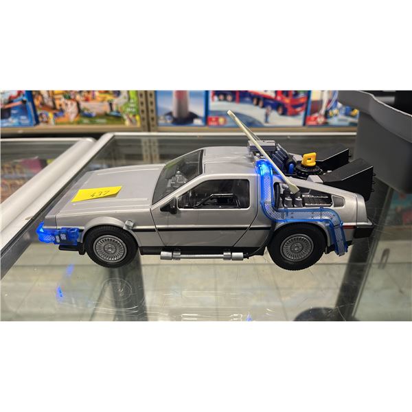 *TESTED WORKING* PLAYMOBIL LIGHT-UP BACK TO THE FUTURE DELOREAN TOY CAR