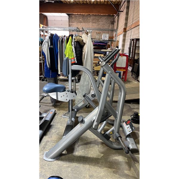LIFE FITNESS PLATE-LOADED ISO-LATERAL SEATED ROW MACHINE