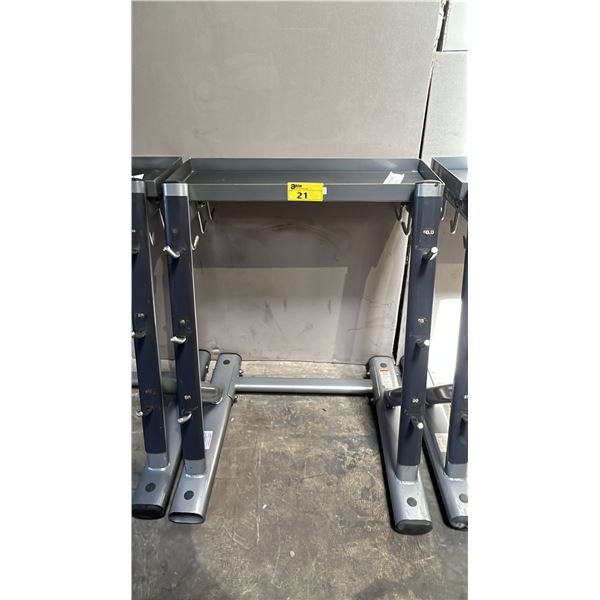 LIFE FITNESS WEIGHT RACK