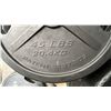 Image 2 : (2) IGX 2" OLYMPIC 45LB/20.4KG WEIGHT PLATES