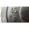 Image 2 : (2) YORK 2" OLYMPIC 45LB WEIGHT PLATES
