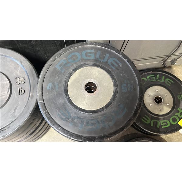 (2) ROGUE 2" OLYMPIC 45LB WEIGHT PLATES