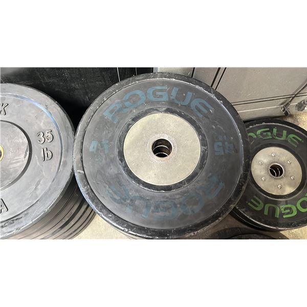 (2) ROGUE 2" OLYMPIC 45LB WEIGHT PLATES