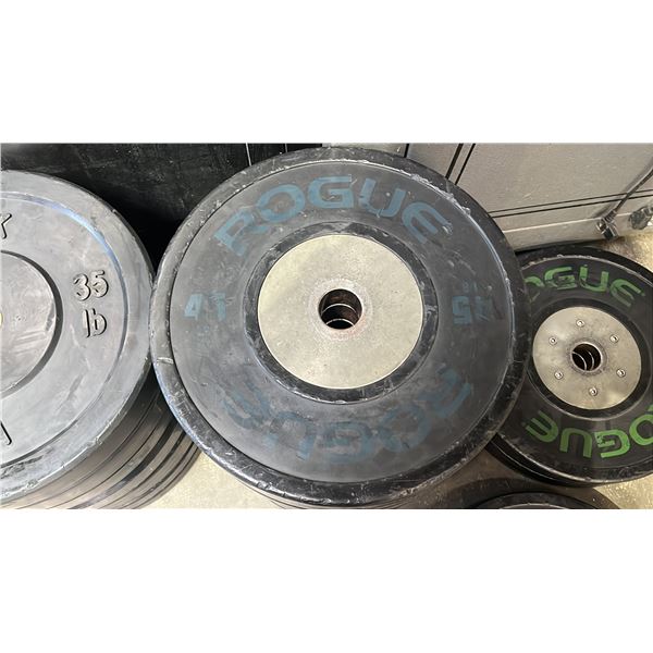 (2) ROGUE 2" OLYMPIC 45LB WEIGHT PLATES