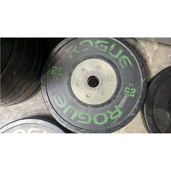 (2) ROGUE 2" OLYMPIC 25LB WEIGHT PLATES