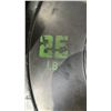 Image 2 : (2) ROGUE 2" OLYMPIC 25LB WEIGHT PLATES