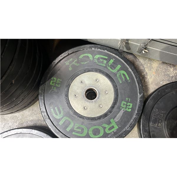(2) ROGUE 2" OLYMPIC 25LB WEIGHT PLATES