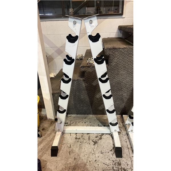 METAL A-FRAME BARBELL RACK