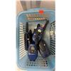 Image 2 : TOTE OF 2-WAY RADIOS, GROGU MUG, ASSORTED VINTAGE LP RECORDS & MORE