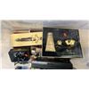 Image 4 : TOTE OF 2-WAY RADIOS, GROGU MUG, ASSORTED VINTAGE LP RECORDS & MORE