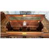 Image 3 : GEORGIAN STYLE FLAME MAHOGANY BREAKFRONT SECRETAIRE BOOKCASE
