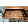 Image 5 : GEORGIAN STYLE FLAME MAHOGANY BREAKFRONT SECRETAIRE BOOKCASE