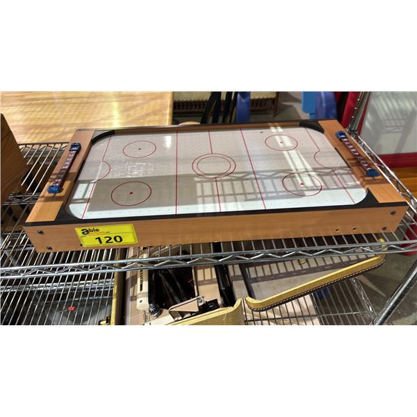 PORTABLE TABLE TOP AIR HOCKEY GAME