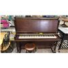Image 1 : VINTAGE GERHARD HEINTZMAN UPRIGHT PIANO: SERIAL NUMBER 25014