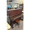 Image 4 : VINTAGE GERHARD HEINTZMAN UPRIGHT PIANO: SERIAL NUMBER 25014