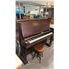 Image 5 : VINTAGE GERHARD HEINTZMAN UPRIGHT PIANO: SERIAL NUMBER 25014